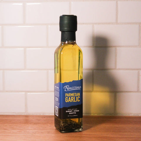 Parmesan Garlic Oil 8.1 oz - Benissimo